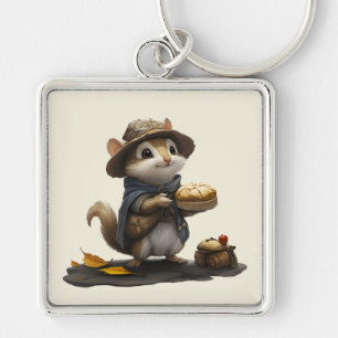 A Chipmunk off the Old Block Keychain