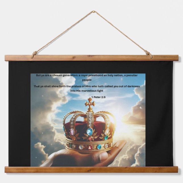 A CHOSEN GENERATION HANGING TAPESTRY (Front)