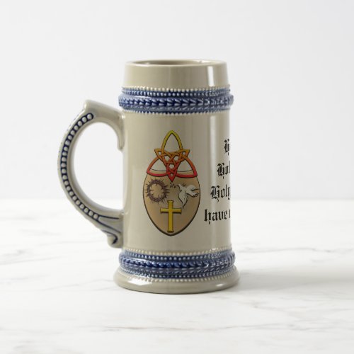 A Christian coat of arms Beer Stein