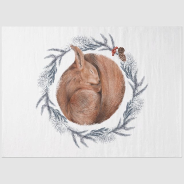 A Christmas Bird Series Design 10 Tissue Paper (Front)