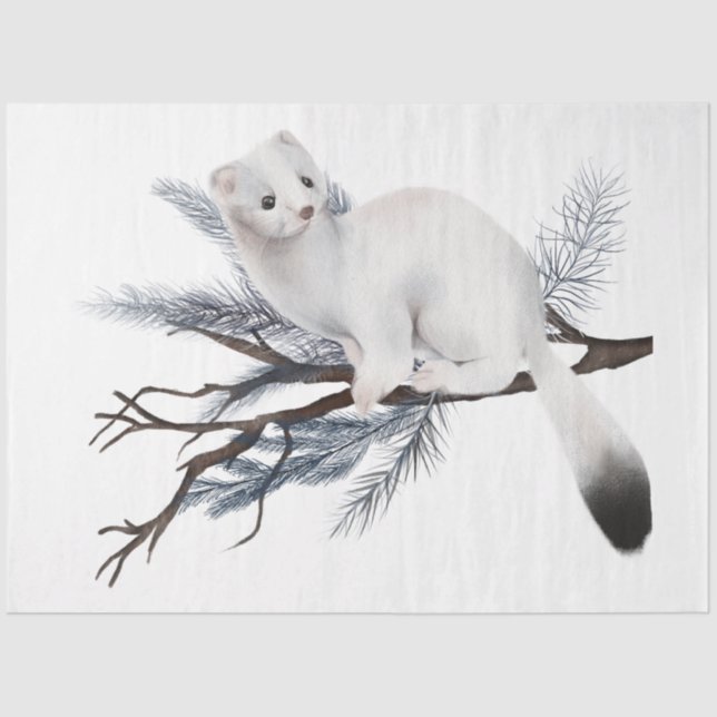 A Christmas Bird Series Design 4 Tissue Paper (Front)