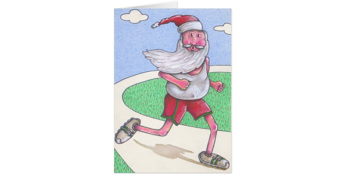 A Christmas Card For Runners Zazzle