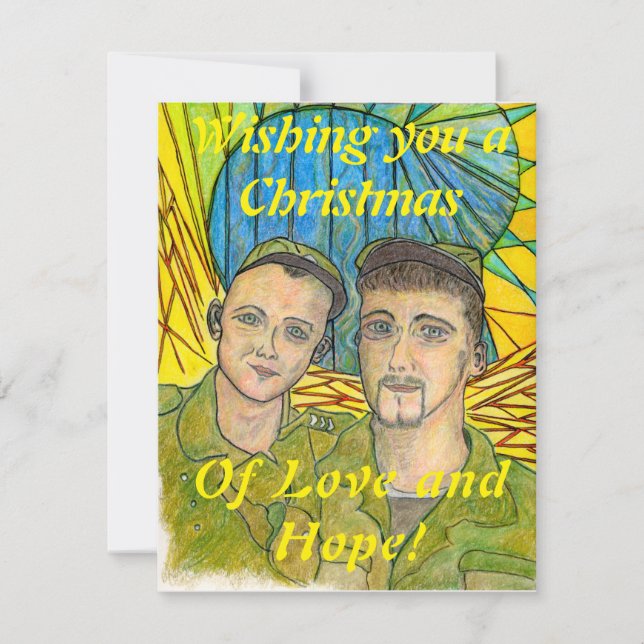 A Christmas Card in Support of Ukrainian Charities (Front)