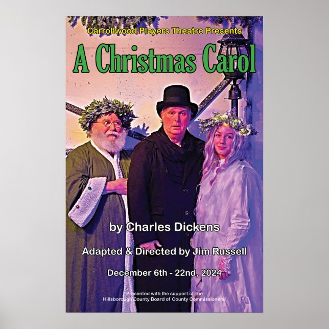 A Christmas Carol 2024 Poster 18x27 (Front)