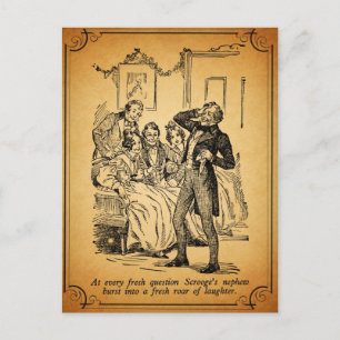 A Christmas Carol: A Fresh Roar Of Laughter Holiday Postcard