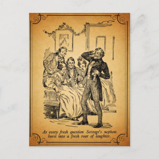 A Christmas Carol: A Fresh Roar Of Laughter Holiday Postcard