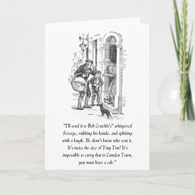 A Christmas Carol Card (Front)