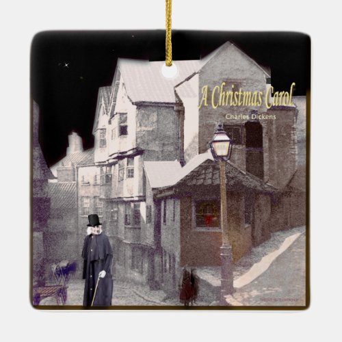 A Christmas Carol Ceramic Ornament