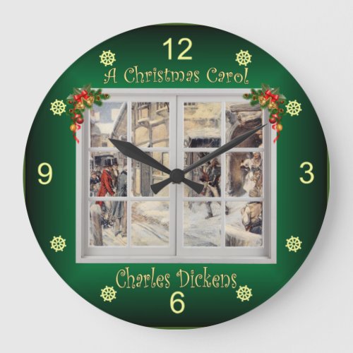 A Christmas Carol  Charles Dickens   Large Clock