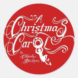 A Christmas Carol Classic Round Sticker