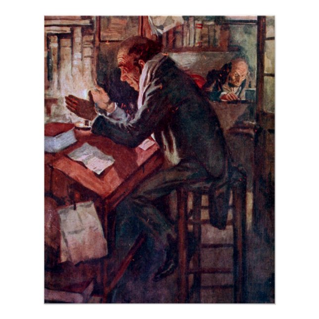 A Christmas Carol: Cratchit and Scrooge Poster (Front)