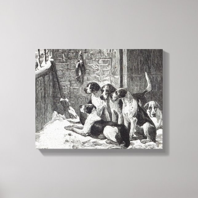 A Christmas Carol, from 'Leisure Hour', 1888 Canvas Print (Front)