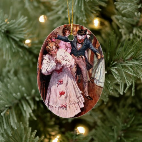 A Christmas Carol Hide  Seek Ceramic Ornament