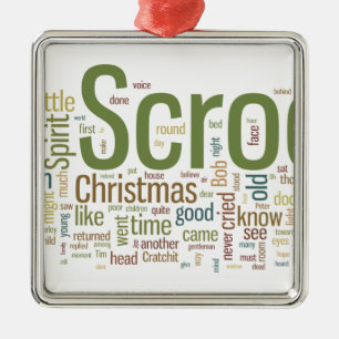 A Christmas Carol Metal Ornament
