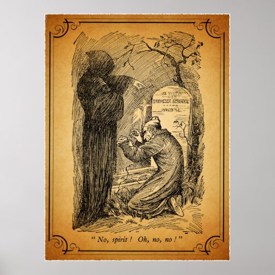 A Christmas Carol: No, Spirit! Poster | Zazzle.com