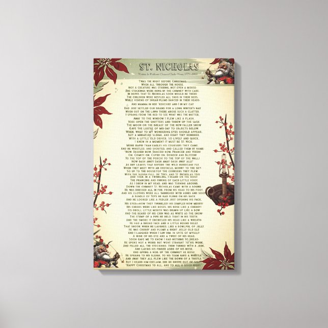 A Christmas Carol: Ole St. Nick | Canvas Print (Front)