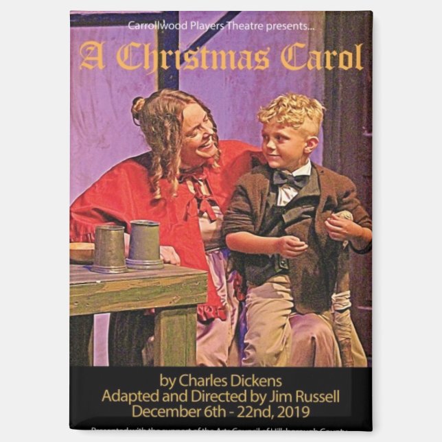 A Christmas Carol Poster Magnet (Front)