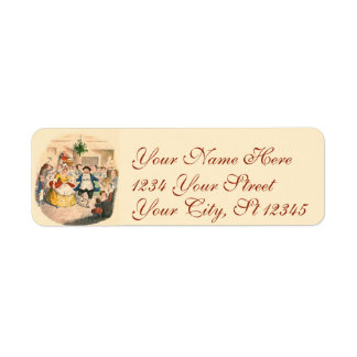 A Christmas Carol Return Address Labels