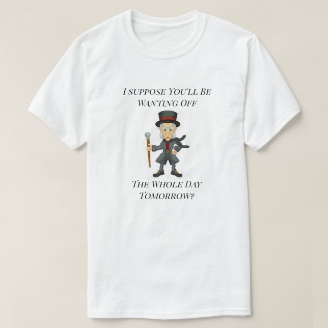 A Christmas Carol T-Shirt (Design Front)