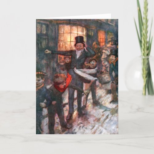 A Christmas Carol The Clerk   Kids Seasonal Card