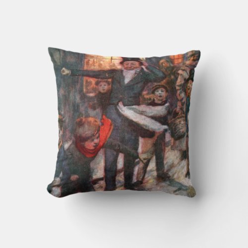 A Christmas Carol The Clerk   Kids Throw Pillow