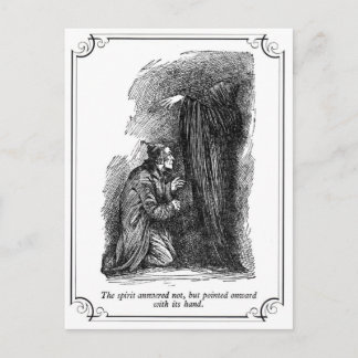 A Christmas Carol: The Spirit Answered Not Holiday Postcard