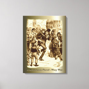 A Christmas Carol - Tiny Tim Canvas Print