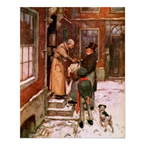 A Christmas Carol Turkey Delivery Poster