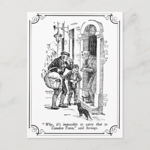 A Christmas Carol Why Its Impossible Holiday Postcard