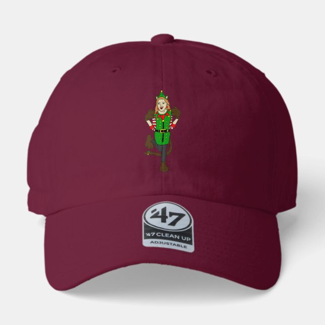 a Christmas catgirl   47 Brand Hat (Front)