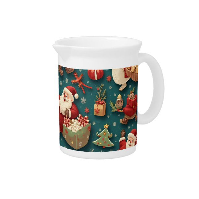 a Christmas cup Beverage Pitcher (Right)