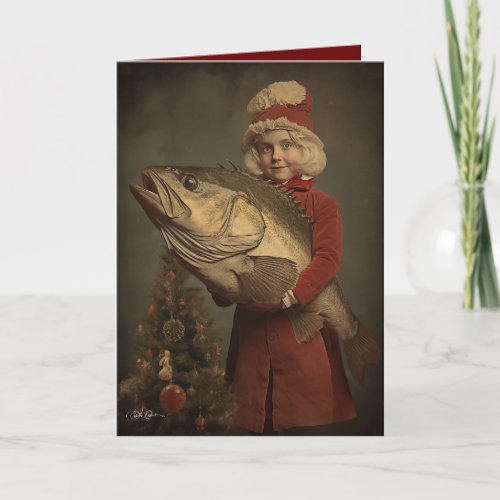 A Christmas Fish Replacement Holiday Card