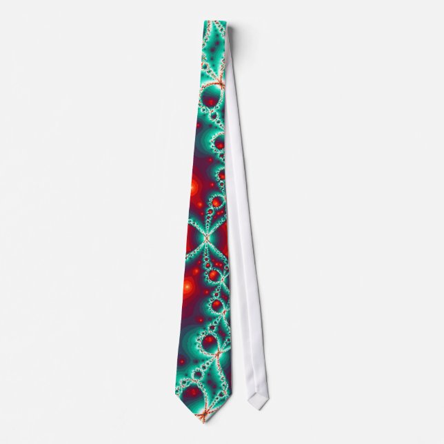 A Christmas Fractal Tie! Design F2 Neck Tie (Front)