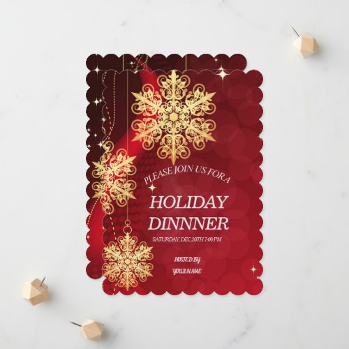 A  Christmas Holiday Dinner Announcement