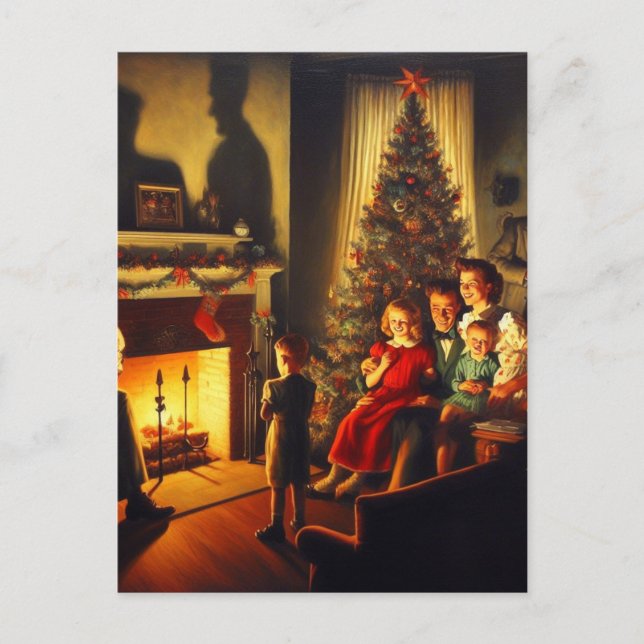 A Christmas Horror Postcard (Front)