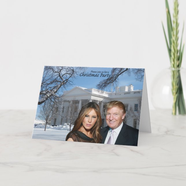 A Christmas invitation from Donald and Melania (Front)
