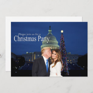 A Christmas invitation from Donald and Melania