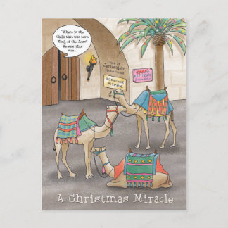 A Christmas Miracle Holiday Postcard