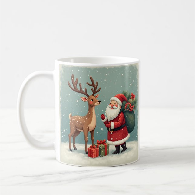a Christmas mug (Left)