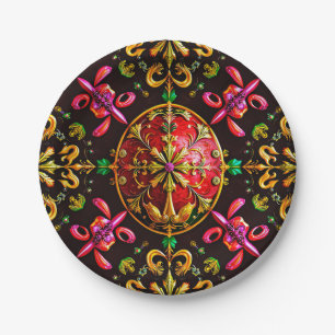 A CHRISTMAS PATTERN ~ Cute ~ Paper Plates