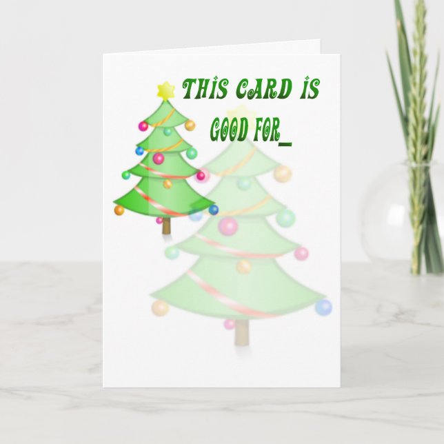 A Christmas Promise Card_head massage Holiday Card (Front)