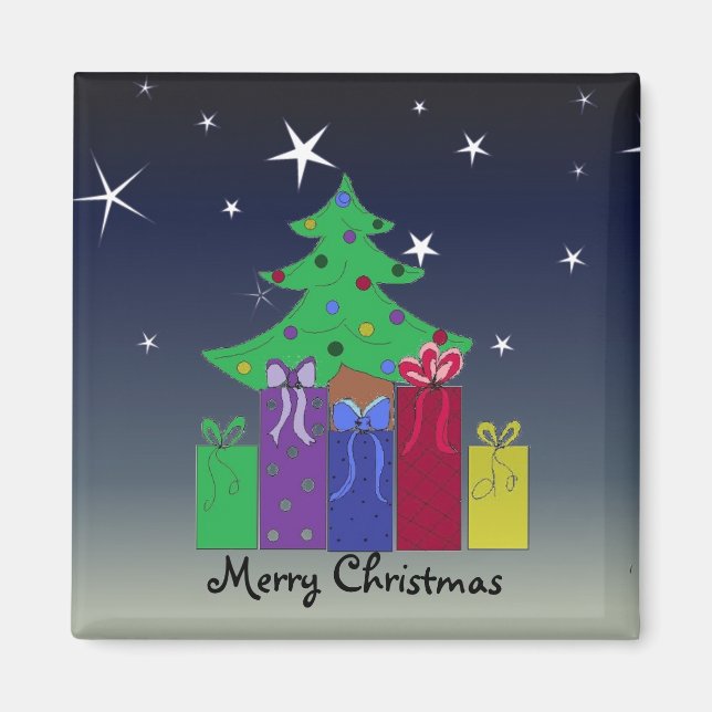 A Christmas Scene Magnet (Front)