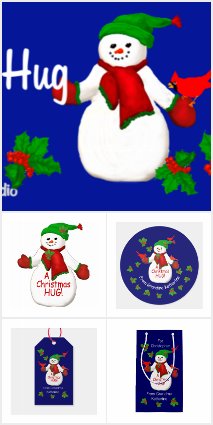 A Christmas Snowman Hug!