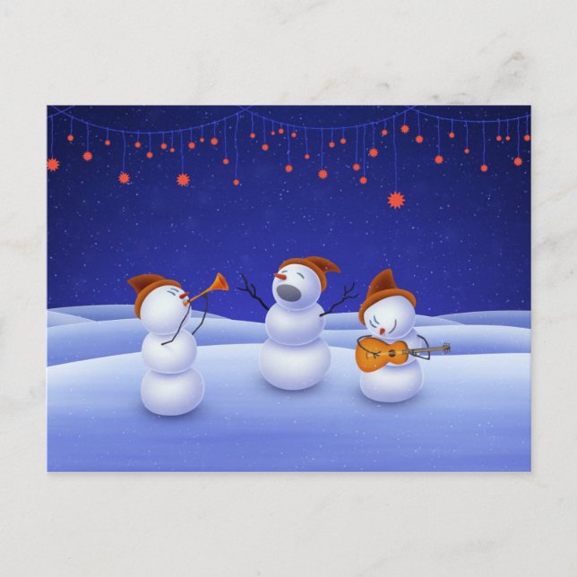 A Christmas Song Holiday Postcard (Front)