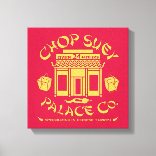 A Christmas Story  Chop Suey Palace Co Canvas Print