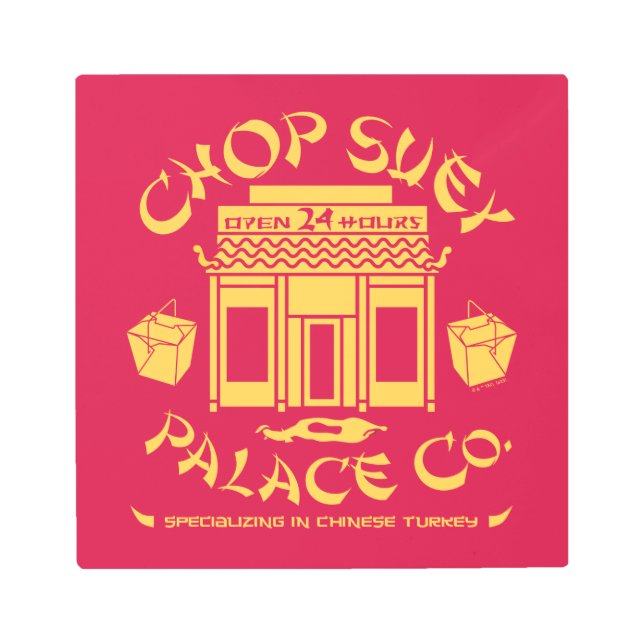 A Christmas Story | Chop Suey Palace Co. Metal Print (Front)