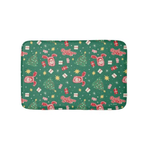 A Christmas Story  Christmas Icon Pattern Bath Mat