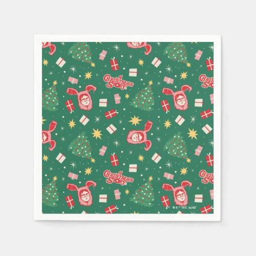 A Christmas Story  Christmas Icon Pattern Napkins