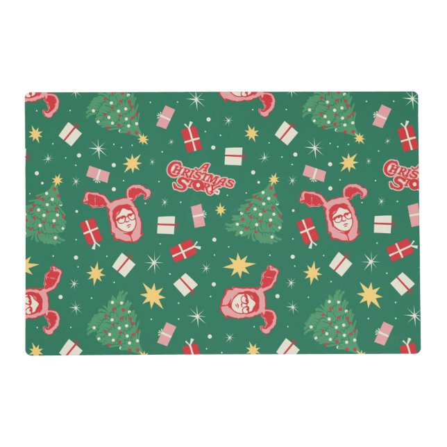 A Christmas Story | Christmas Icon Pattern Placemat (Front)