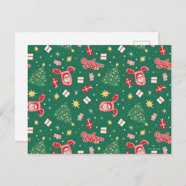 A Christmas Story | Christmas Icon Pattern Postcard (Front/Back)